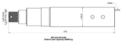 Load cell MV-515-95-20t-6B