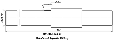 Load cell MV-444-63-5t