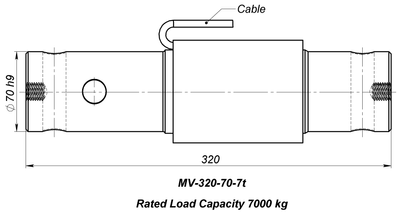 Load cell MV-320-70-7t