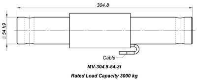 Load cell MV-304-54-3t