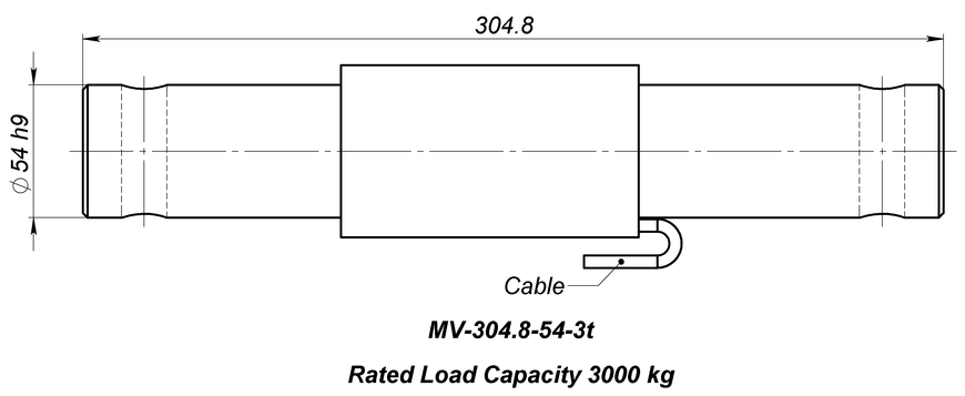 Load cell MV-304-54-3t