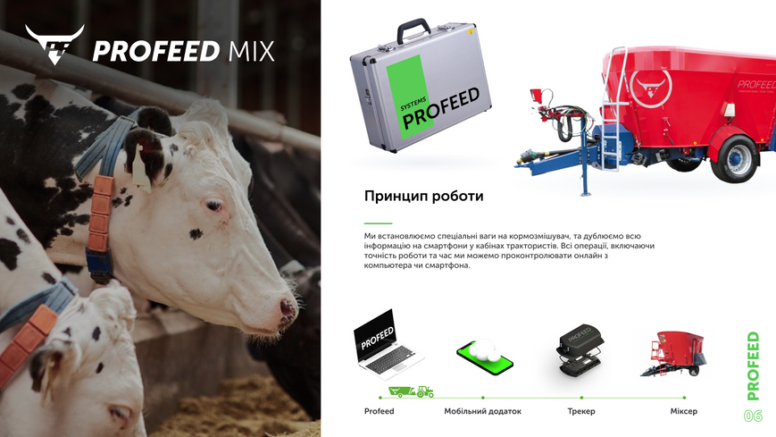 PROFEED control system of feed preparation and distribution