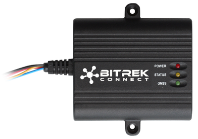 GPS tracker for transmitting weight data to the monitoring system