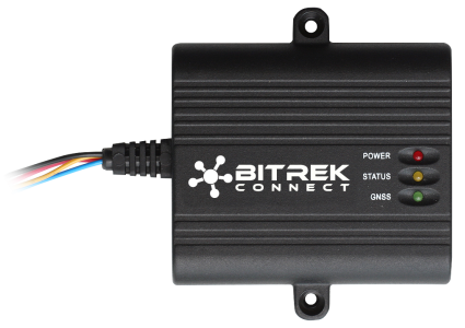 GPS tracker for transmitting weight data to the monitoring system